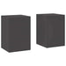 Suport pentru plante 2 pcs Negru 24 x 24 x 35 cm Oțel - WALTI WALTI