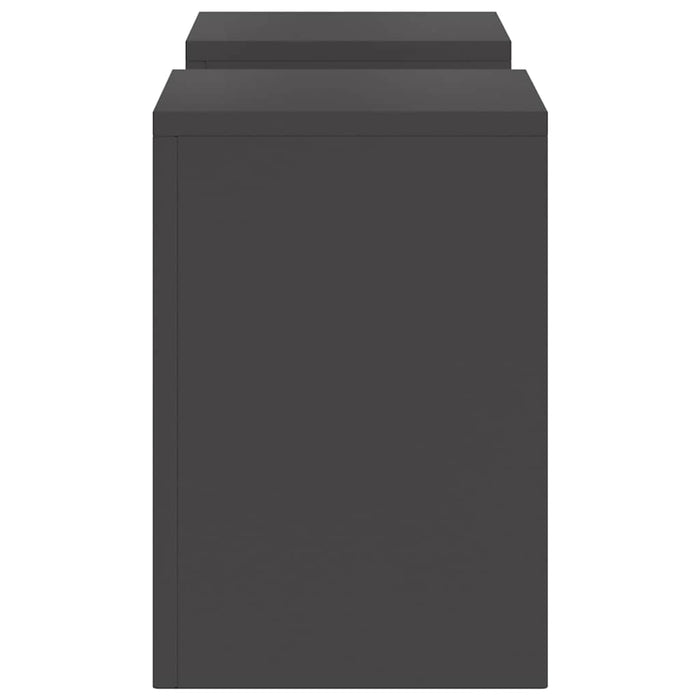 Suport pentru plante 2 pcs Negru 24 x 24 x 35 cm Oțel - WALTI WALTI