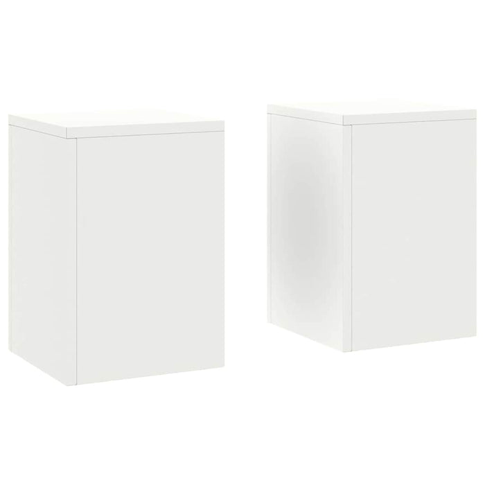 Suport pentru plante 2 pcs Alb 24 x 24 x 35 cm Oțel - WALTI WALTI