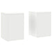 Suport pentru plante 2 pcs Alb 24 x 24 x 35 cm Oțel - WALTI WALTI