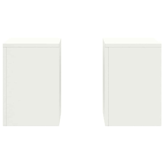 Suport pentru plante 2 pcs Alb 24 x 24 x 35 cm Oțel - WALTI WALTI