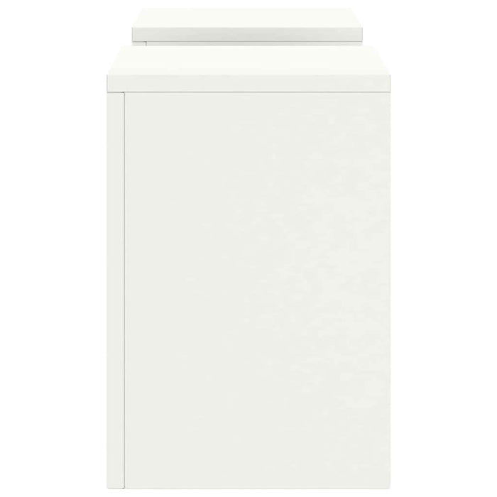 Suport pentru plante 2 pcs Alb 24 x 24 x 35 cm Oțel - WALTI WALTI