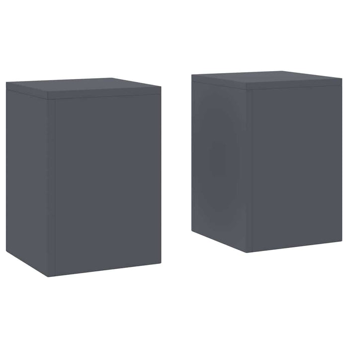 Suport pentru plante 2 pcs Antracit 24 x 24 x 35 cm Oțel - WALTI WALTI