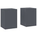 Suport pentru plante 2 pcs Antracit 24 x 24 x 35 cm Oțel - WALTI WALTI