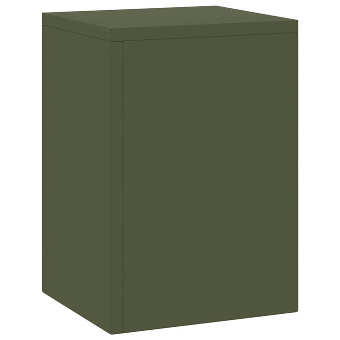 Suport pentru plante 2 pcs Olivengrønn 24 x 24 x 35 cm Oțel - WALTI WALTI