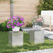 Suport pentru plante 2 buc. Argintiu 24 x 24 x 35 cm - WALTI WALTI