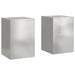 Suport pentru plante 2 buc. Argintiu 24 x 24 x 35 cm - WALTI WALTI
