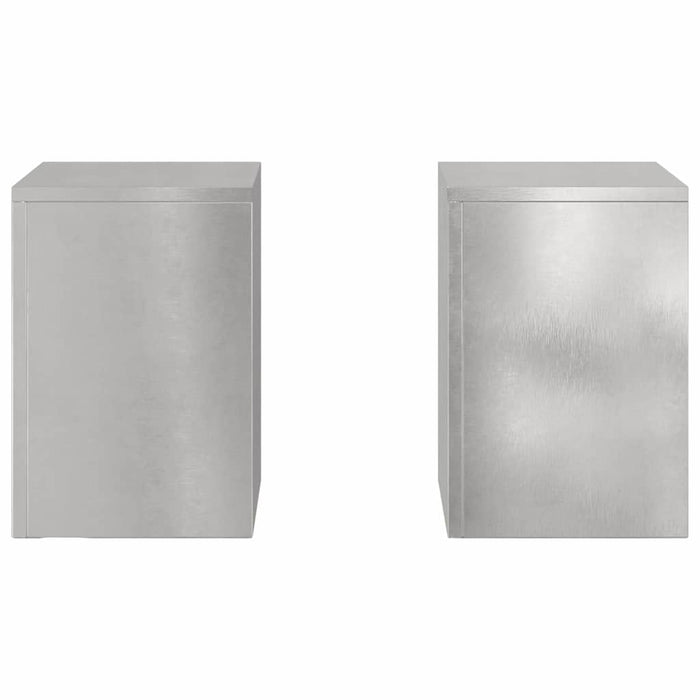 Suport pentru plante 2 buc. Argintiu 24 x 24 x 35 cm - WALTI WALTI