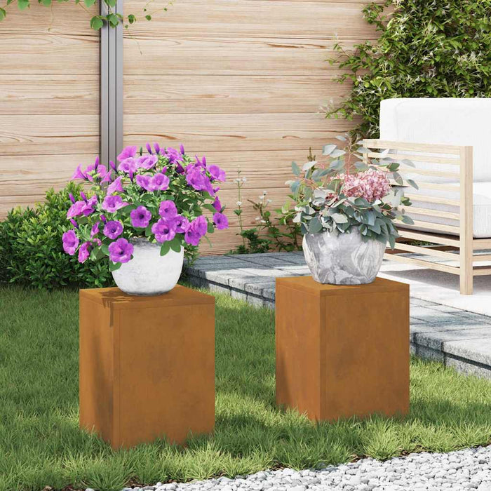Suport pentru plante 2 pcs Ruginit 24 x 24 x 35 cm - WALTI WALTI