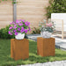 Suport pentru plante 2 pcs Ruginit 24 x 24 x 35 cm - WALTI WALTI