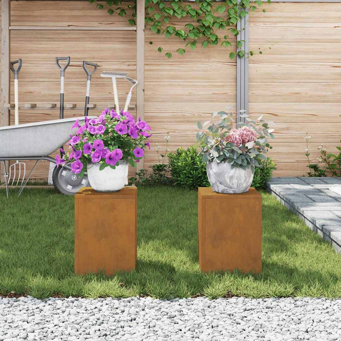 Suport pentru plante 2 pcs Ruginit 24 x 24 x 35 cm - WALTI WALTI