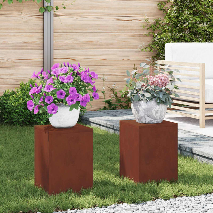 Suport pentru plante 2 buc. Ruginit 24 x 24 x 35 cm WALTI