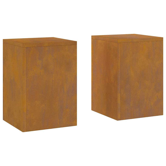 Suport pentru plante 2 pcs Ruginit 24 x 24 x 35 cm - WALTI WALTI