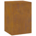 Suport pentru plante 2 pcs Ruginit 24 x 24 x 35 cm - WALTI WALTI