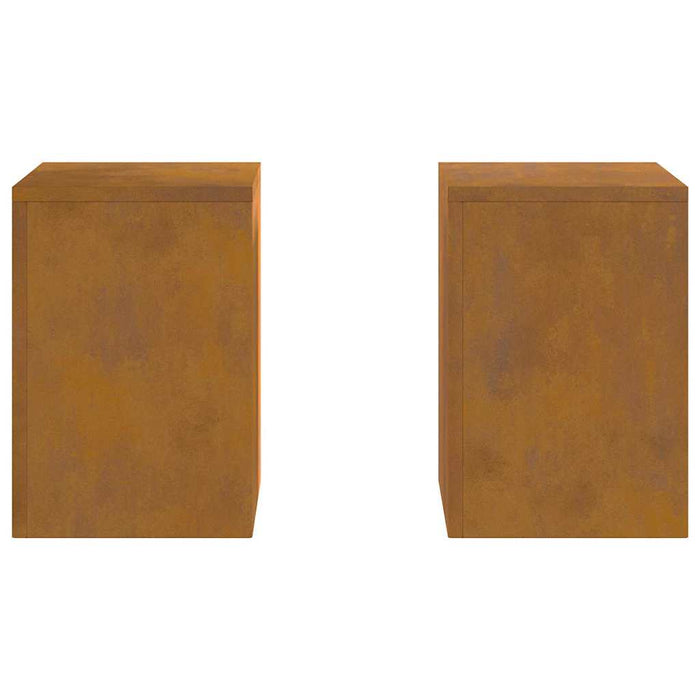 Suport pentru plante 2 pcs Ruginit 24 x 24 x 35 cm - WALTI WALTI
