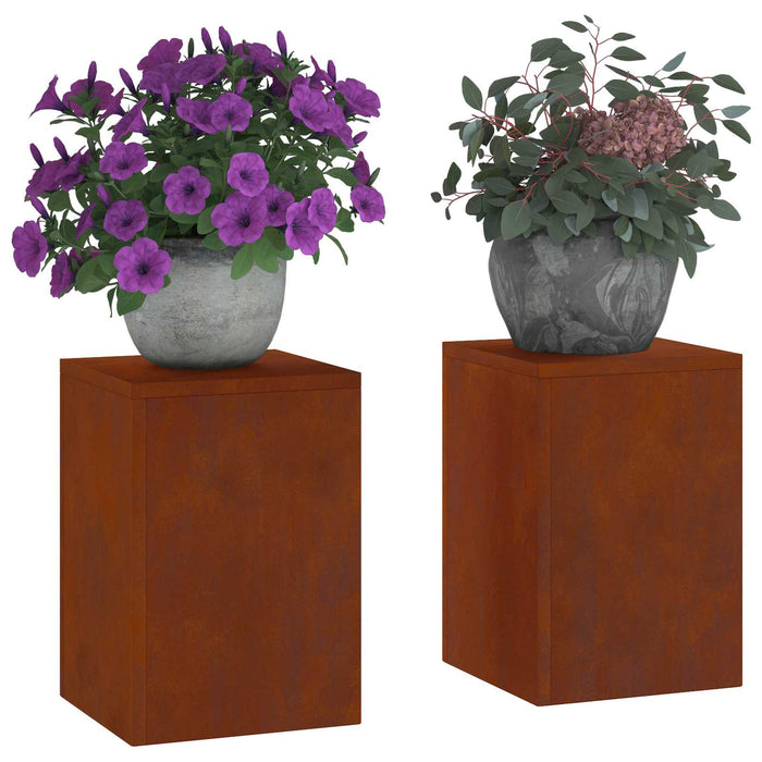 Suport pentru plante 2 buc. Ruginit 24 x 24 x 35 cm WALTI