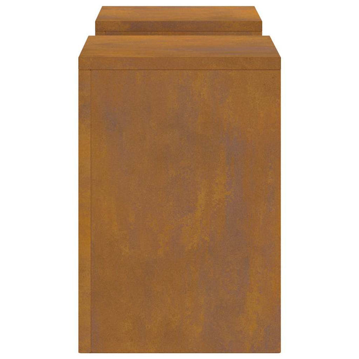 Suport pentru plante 2 pcs Ruginit 24 x 24 x 35 cm - WALTI WALTI