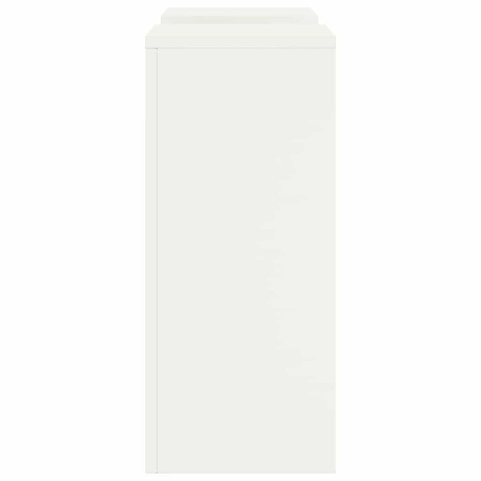 Suport pentru plante 2 pcs Alb 24 x 24 x 55 cm Oțel - WALTI WALTI