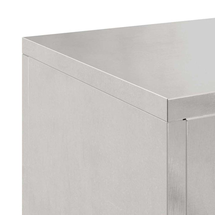 Suport pentru plante 2 pcs Argintiu 24 x 24 x 55 cm - WALTI WALTI