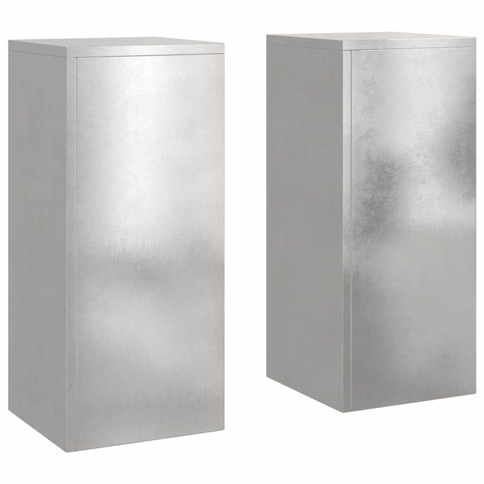 Suport pentru plante 2 pcs Argintiu 24 x 24 x 55 cm - WALTI WALTI
