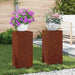 Suport pentru plante 2 buc. Ruginit 24 x 24 x 55 cm - WALTI WALTI