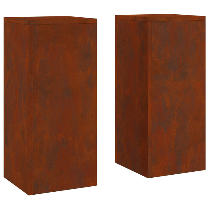 Suport pentru plante 2 buc. Ruginit 24 x 24 x 55 cm - WALTI WALTI