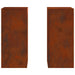 Suport pentru plante 2 buc. Ruginit 24 x 24 x 55 cm - WALTI WALTI