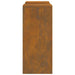 Suport pentru plante 2 pcs Ruginit 24 x 24 x 55 cm - WALTI WALTI