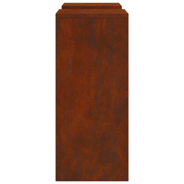 Suport pentru plante 2 buc. Ruginit 24 x 24 x 55 cm - WALTI WALTI