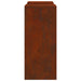 Suport pentru plante 2 buc. Ruginit 24 x 24 x 55 cm - WALTI WALTI