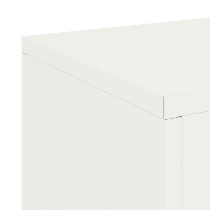 Suport pentru plante 2 pcs Alb 24 x 24 x 75 cm Oțel - WALTI WALTI