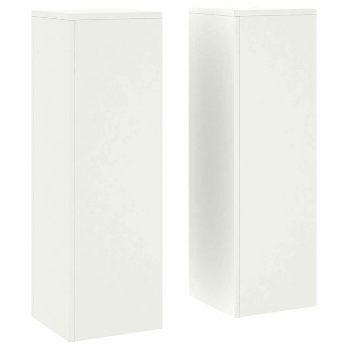 Suport pentru plante 2 pcs Alb 24 x 24 x 75 cm Oțel - WALTI WALTI