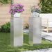 Suport pentru plante 2 buc. Argintiu 24 x 24 x 75 cm - WALTI WALTI