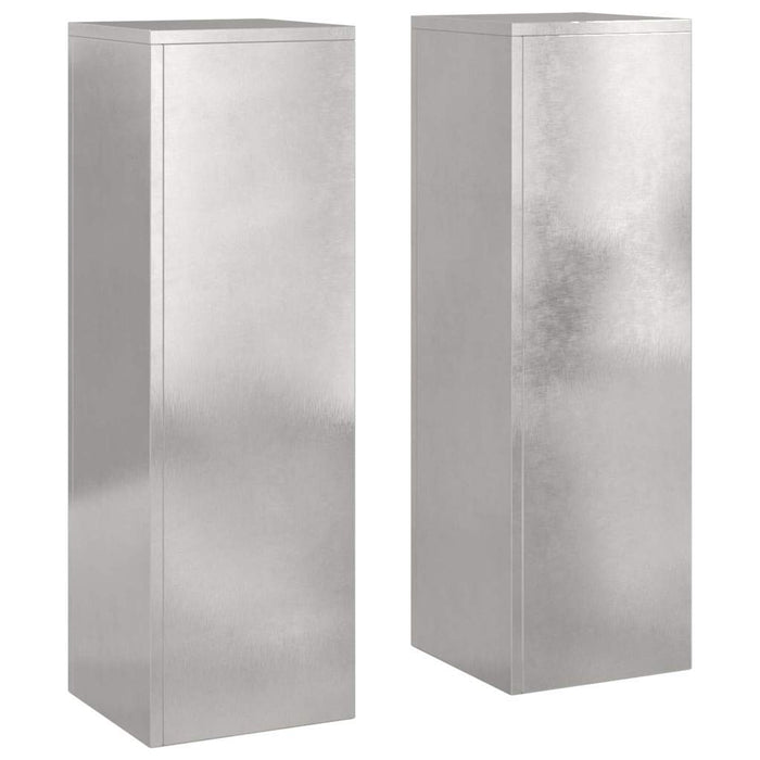 Suport pentru plante 2 buc. Argintiu 24 x 24 x 75 cm - WALTI WALTI