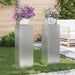 Suport pentru plante 2 buc. Argintiu 24 x 24 x 75 cm - WALTI WALTI