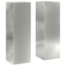 Suport pentru plante 2 buc. Argintiu 24 x 24 x 75 cm - WALTI WALTI