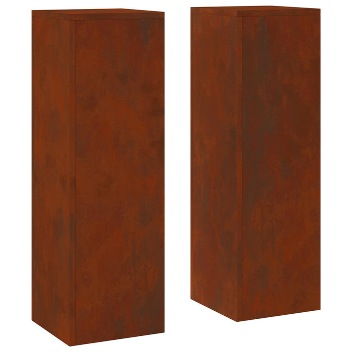 Suport pentru plante 2 buc. Ruginit 24 x 24 x 75 cm - WALTI WALTI