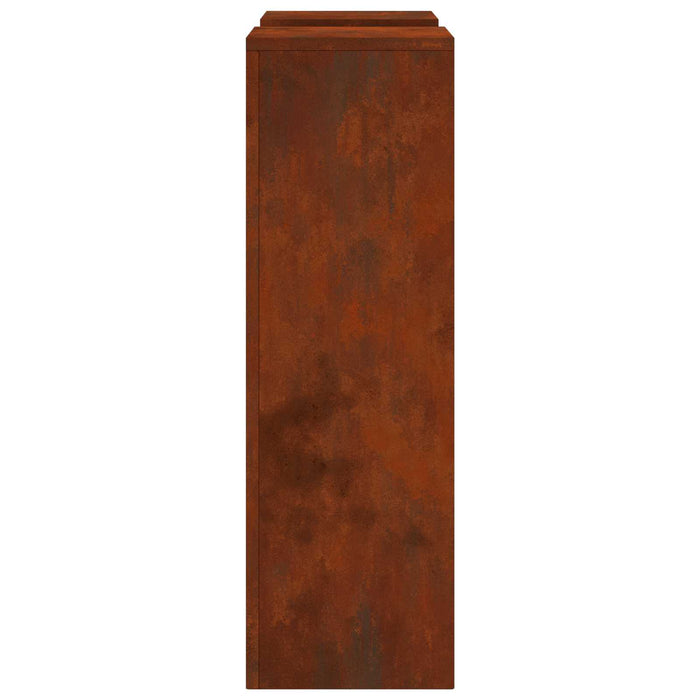 Suport pentru plante 2 buc. Ruginit 24 x 24 x 75 cm - WALTI WALTI