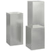 Suport pentru plante 3 buc. Argintiu 24 x 24 x 75 cm - WALTI WALTI