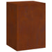 Suport pentru plante 3 buc. Ruginit 24 x 24 x 75 cm - WALTI WALTI