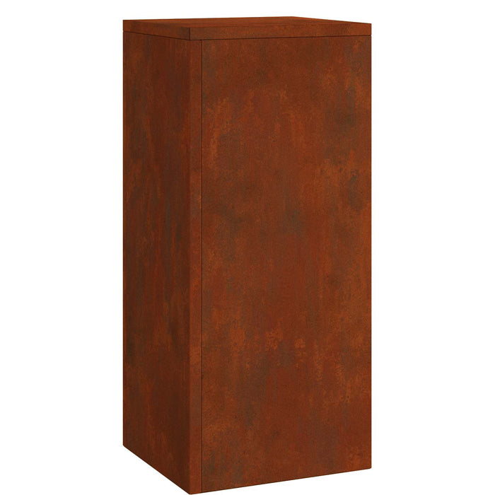 Suport pentru plante 3 buc. Ruginit 24 x 24 x 75 cm - WALTI WALTI