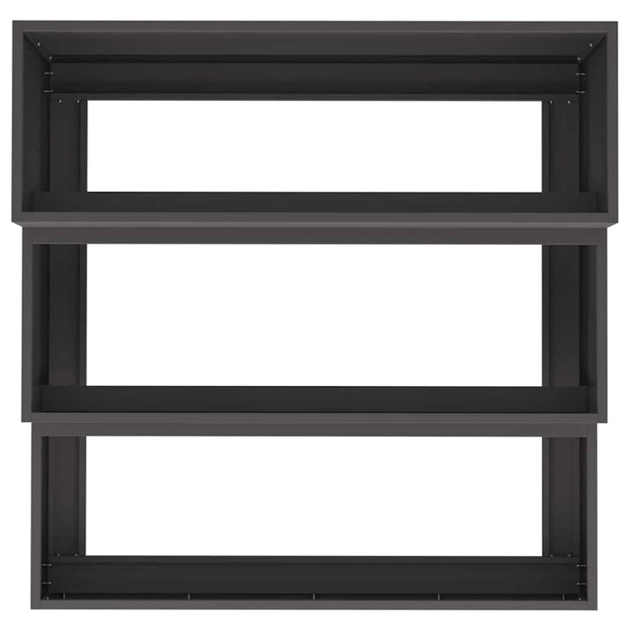 Vază pentru Grădină Negru 90 x 90 x 35 cm Oțel laminat la rece - WALTI WALTI