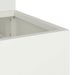 Vază pentru Grădină Alb 90 x 90 x 35 cm Oțel laminat la rece - WALTI WALTI