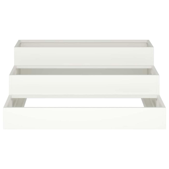 Vază pentru Grădină Alb 90 x 90 x 35 cm Oțel laminat la rece - WALTI WALTI