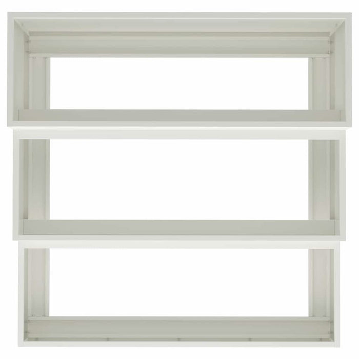Vază pentru Grădină Alb 90 x 90 x 35 cm Oțel laminat la rece - WALTI WALTI