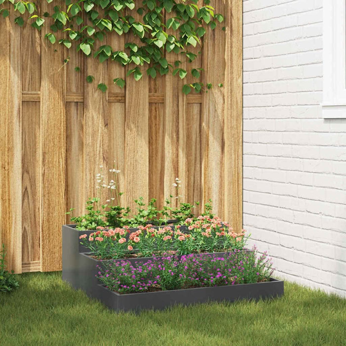 Vază pentru Grădină Antracit 90 x 90 x 35 cm - WALTI WALTI