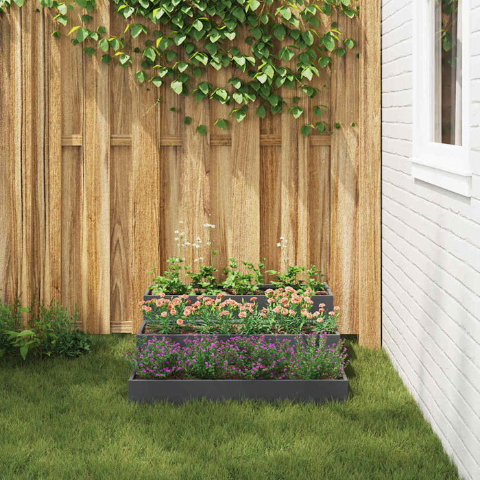 Vază pentru Grădină Antracit 90 x 90 x 35 cm - WALTI WALTI