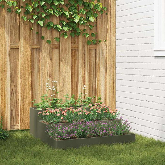 Vază pentru Grădină Verde măsliniu 90 x 90 x 35 cm - WALTI WALTI