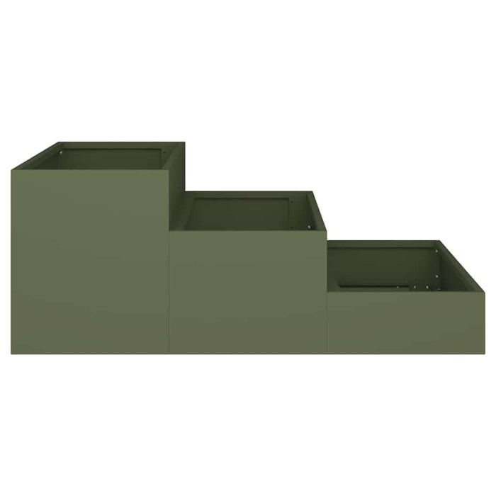 Vază pentru Grădină Verde măsliniu 90 x 90 x 35 cm - WALTI WALTI