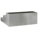 Vază pentru Grădină Argintiu 90 x 90 x 35 cm Oțel Galvanizat - WALTI WALTI
